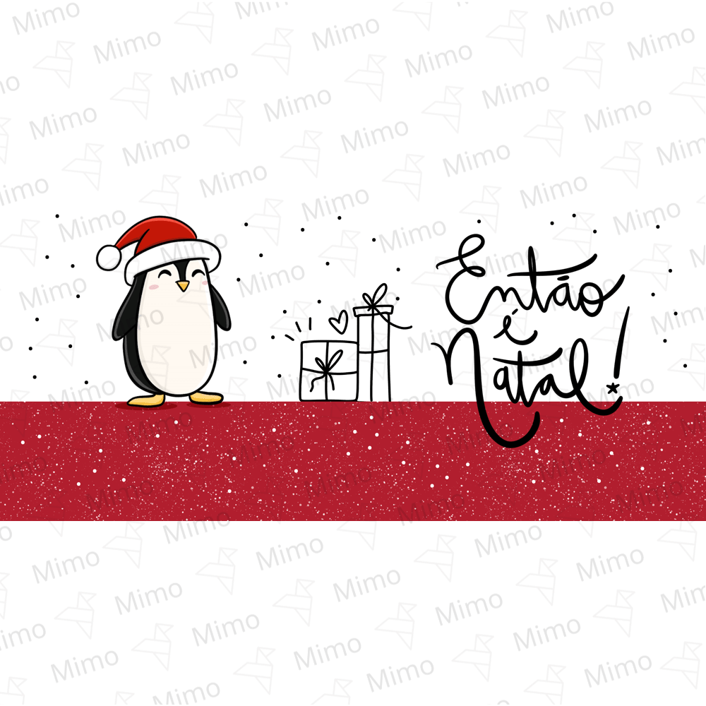 Caneca Natal - Então é Natal (Pinguim)
