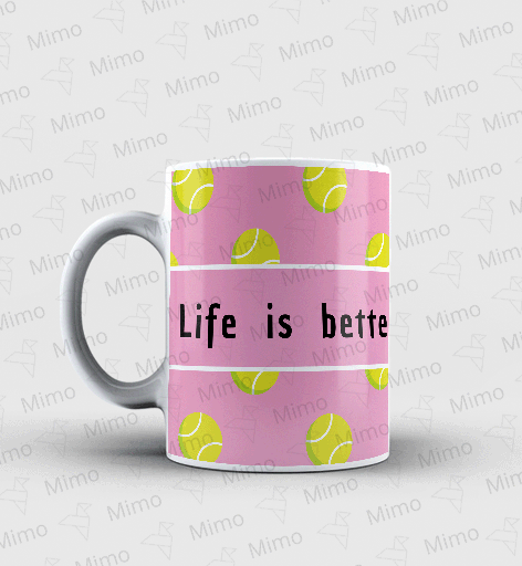 Caneca - Life is better on the court