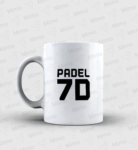 [CP7D000001] Caneca - Padel 7D - Branco